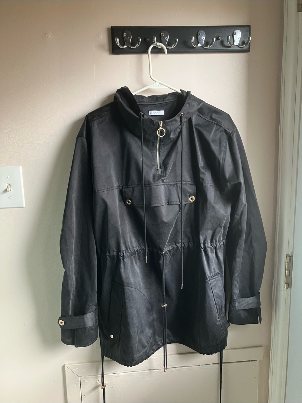 100% Silk Anorak Raincoat - Silk Laundry